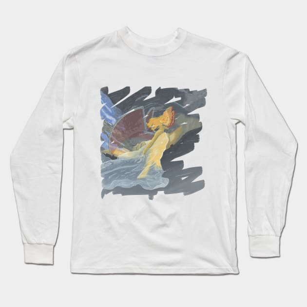 Monster of the Sky Long Sleeve T-Shirt by Taellosse